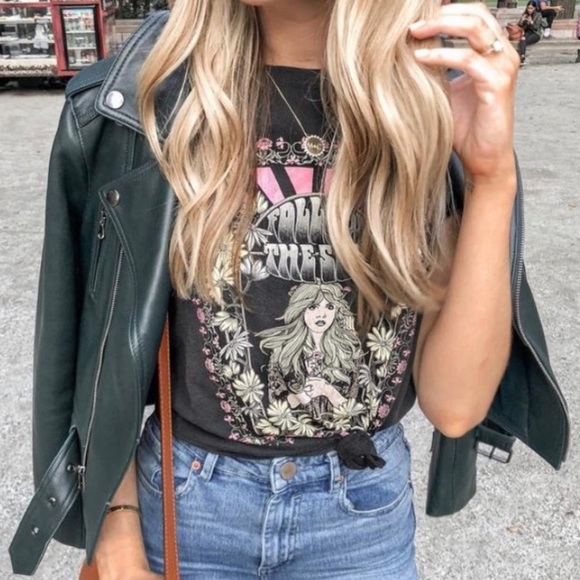 Tops - SOLD OUT Stevie Nicks Follow The Sun Graphic Band Tee